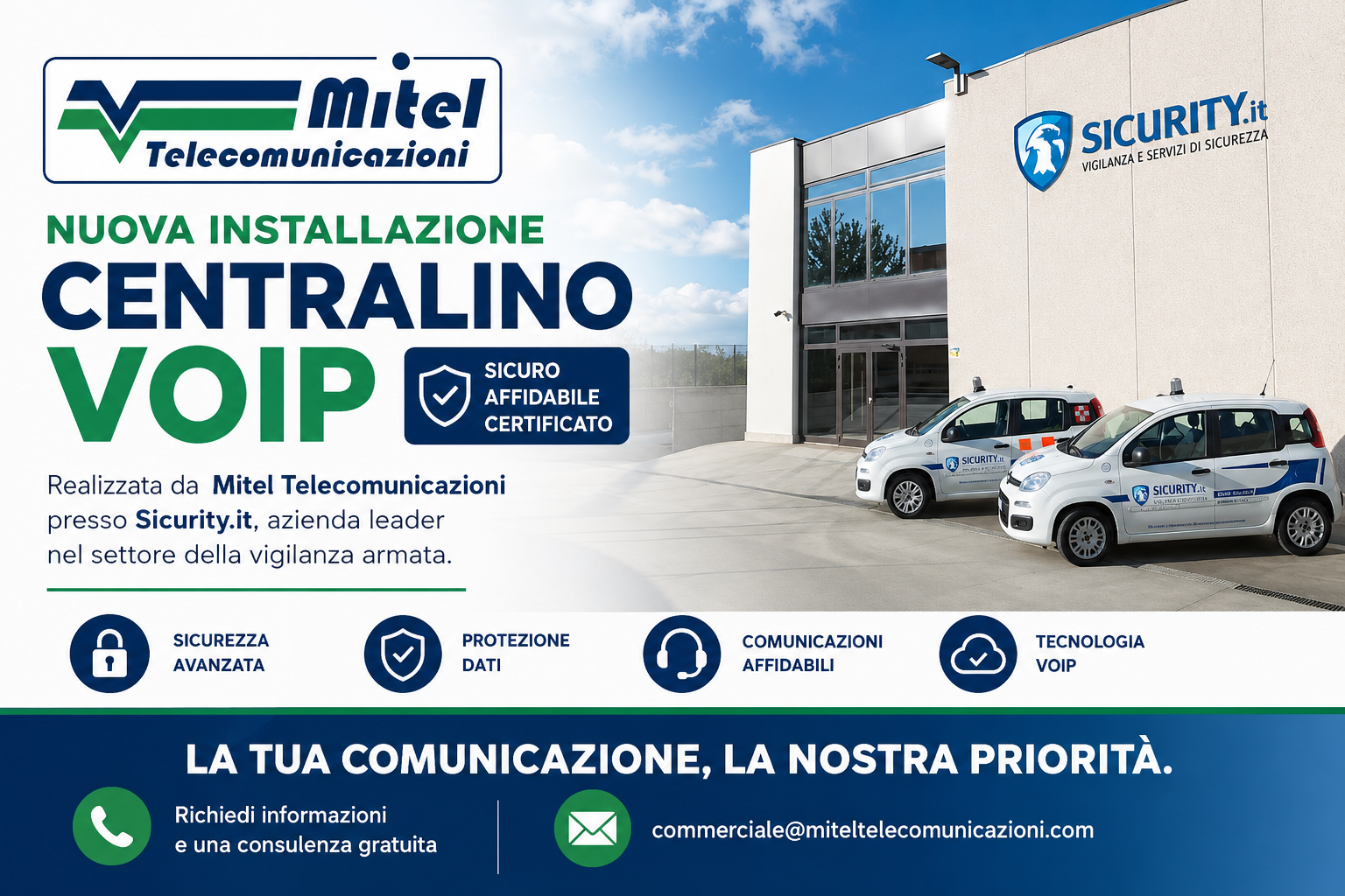 Installazione centralino telefonico hardware VoIP presso Security.it